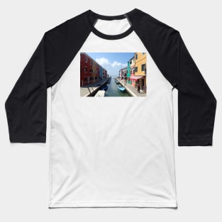 Backstreets of Burano Baseball T-Shirt